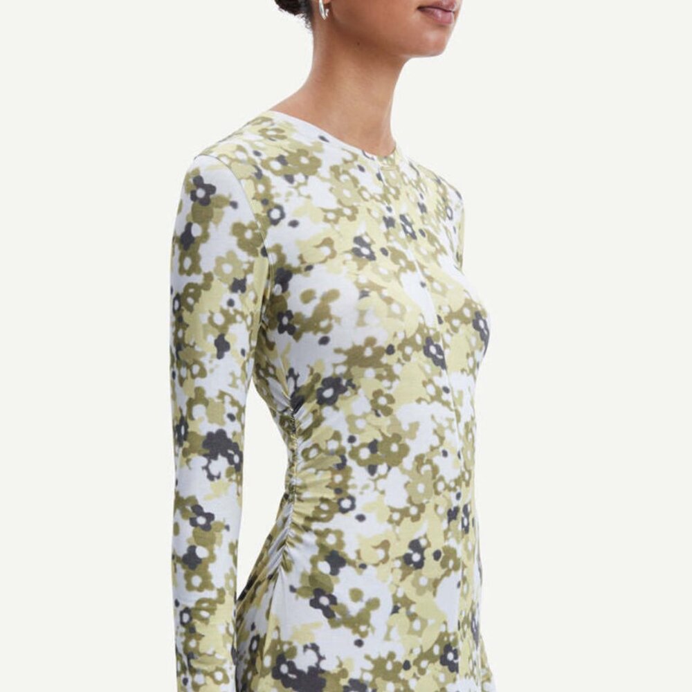 Samsoe Rosie Dress in Camo - Size Medium - Picture 2 of 6